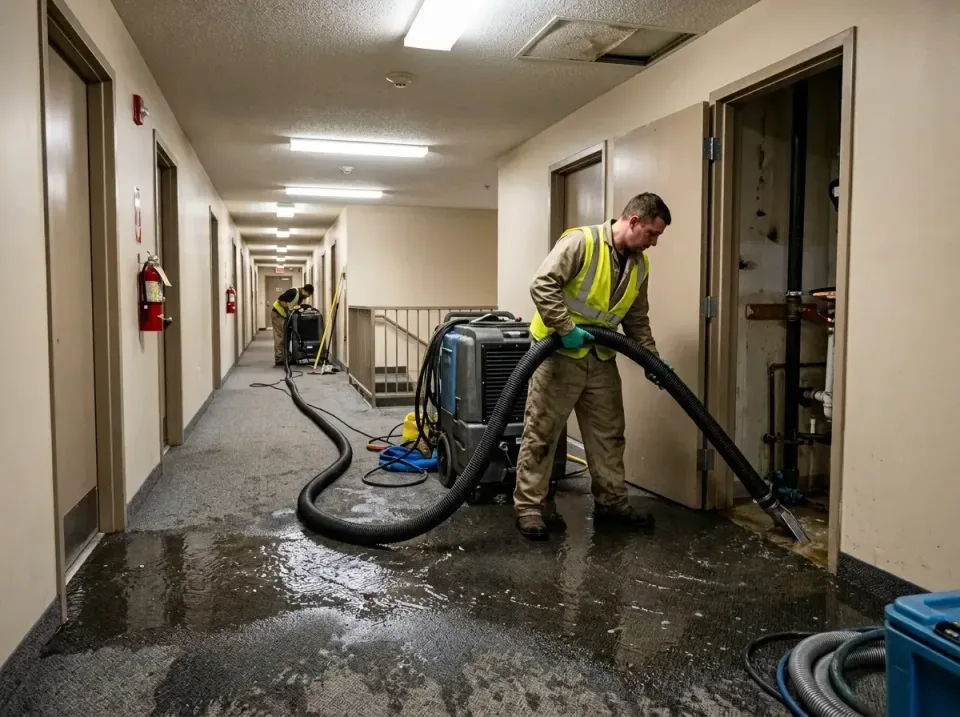 multi-unit-apartment-hallway-f-005 — frequently asked questions, Emergency Burst Pipe Water Extraction & Removal in Turley,…